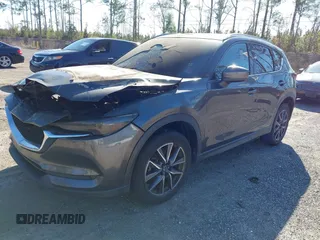 2018 Mazda CX-5 Grand Touring with VIN JM3KFADMXJ1402864, listed as a IAAI auction lot 41781188 with 1 mi miles. Bid and sale history available at carsss.com. Image 2.