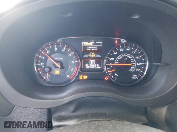 2020 Subaru WRX Limited with VIN JF1VA1N6XL8821107, listed as a Copart auction lot 56283685 with 87,570 mi miles and Salvage title. Bid and sale history available at DreamBid. Image 9.