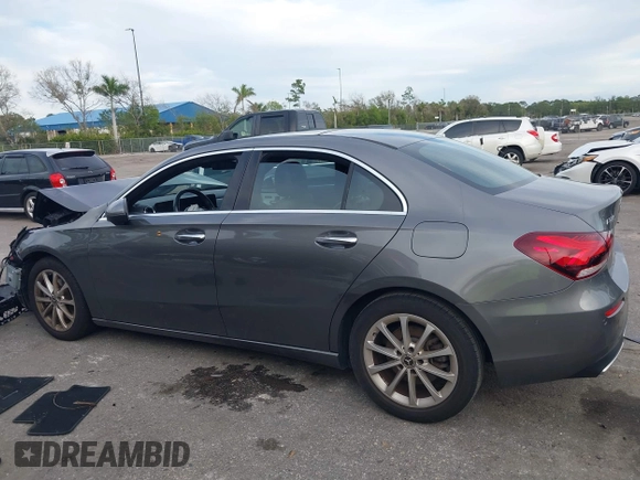 2020 Mercedes-Benz A 220 with VIN WDD3G4EB0LW041889, listed as a IAAI auction lot 41234703 with 20,493 mi miles and . Bid and sale history available at DreamBid. Image 14.