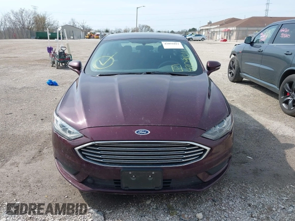2017 Ford Fusion SE with VIN 3FA6P0HDXHR350377, listed as a IAAI auction lot 42091011 with 109,670 mi miles. Bid and sale history available at carsss.com. Image 12.