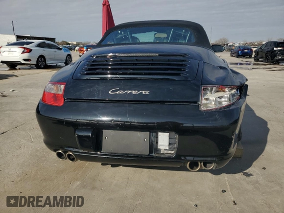 2006 Porsche 911 Carrera with VIN WP0CA29986S757233, listed as a Copart auction lot 87251344 with 87,832 mi miles and Salvage Title. Bid and sale history available at DreamBid. Image 6.
