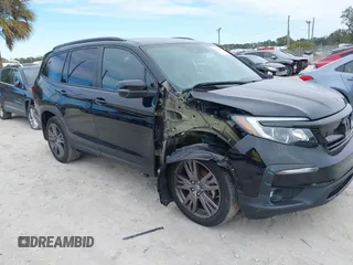 2022 Honda Pilot Sport with VIN 5FNYF6H32NB092899, listed as a IAAI auction lot 41247392 with 25,656 mi miles. Bid and sale history available at carsss.com. Image 6.