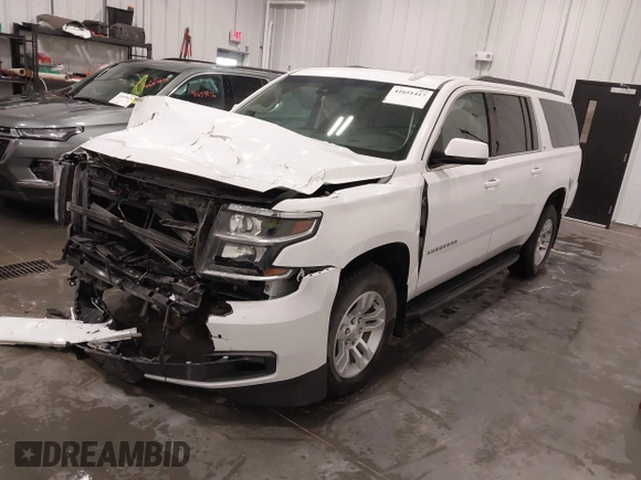 2020 Chevrolet Suburban LT with VIN 1GNSKHKC5LR108971, listed as a IAAI auction lot 41651417 with 90,674 mi miles. Bid and sale history available at carsss.com. Image 2.