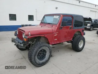 1998 Jeep Wrangler Sport with VIN 1J4FY19S7WP775578, listed as a Copart auction lot 43420485 with 157,316 mi miles and Salvage Title. Bid and sale history available at carsss.com. Image 1.