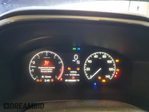 2024 Honda CR-V LX with VIN 7FARS4H21RE009985, listed as a Copart auction lot 44243285 with 13,363 mi miles and Non Repairable. Bid and sale history available at DreamBid. Image 9.