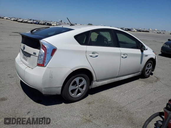 2013 Toyota Prius One with VIN JTDKN3DUXD1687268, listed as a Copart auction lot 60276205 with 106,051 mi miles and Salvage title. Bid and sale history available at DreamBid. Image 3.
