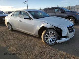 2014 Cadillac CTS Luxury RWD with VIN 1G6AR5S39E0173752, listed as a Copart auction lot 42184495 with 81,735 mi miles and Salvage Title. Bid and sale history available at carsss.com. Image 4.