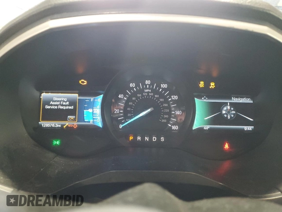 2018 Ford Edge SEL with VIN 2FMPK4J95JBB02371, listed as a Copart auction lot 50454135 with 128,576 mi miles and Salvage Title. Bid and sale history available at carsss.com. Image 9.