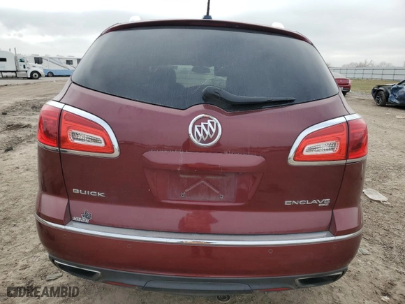 2016 Buick Enclave Leather with VIN 5GAKVBKD6GJ343861, listed as a Copart auction lot 44768645 with 179,338 mi miles and Salvage Title. Bid and sale history available at carsss.com. Image 6.