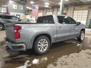2020 Chevrolet Silverado 1500 LTZ with VIN 3GCUYGED2LG326090, listed as a Copart auction lot 47846505 with 63,277 mi miles and Salvage Title. Bid and sale history available at DreamBid. Image 3.