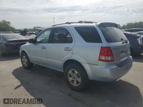 2005 Kia Sorento LX with VIN KNDJC733955478664, listed as a Copart auction lot 55295185 with 61,058 mi miles and Clean Title. Bid and sale history available at DreamBid. Image 2.
