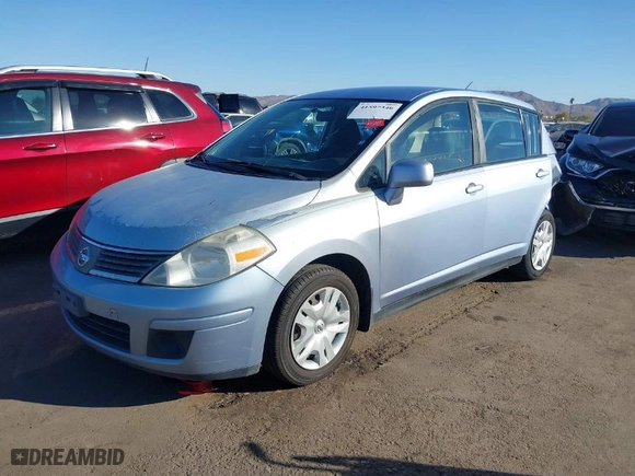 2010 Nissan Versa 1.8 S with VIN 3N1BC1CP8AL370327, listed as a IAAI auction lot 41597346 with 150,843 mi miles. Bid and sale history available at carsss.com. Image 2.