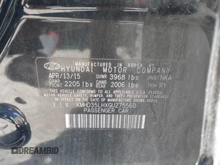 2016 Hyundai Elantra z VIN KMHD35LHXGU275560, wystawiony jako IAAI lot #42102381 z przebiegiem 35 572 mil mil oraz . Historia ofert i sprzedaży dostępna na DreamBid. Obrazek 9.