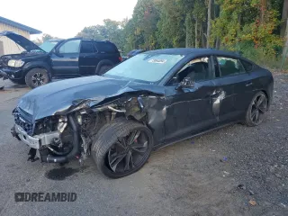 2022 Audi S5 Sportback Premium Plus z VIN WAUC4CF53NA022837, wystawiony jako Copart lot #73864894 z przebiegiem 42 255 mil mil oraz Szkody całkowita. Historia ofert i sprzedaży dostępna na DreamBid. Obrazek 1.