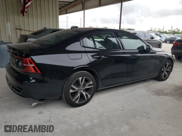2024 Volvo S60 Core Dark Theme with VIN 7JRL12FK5RG291468, listed as a Copart auction lot 59787115 with 7,388 mi miles and Salvage title. Bid and sale history available at DreamBid. Image 3.