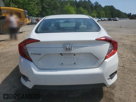 2016 Honda Civic Sedan LX with VIN 19XFC2F52GE049024, listed as a Copart auction lot 52490625 with 177,690 mi miles and Salvage Title. Bid and sale history available at carsss.com. Image 6.