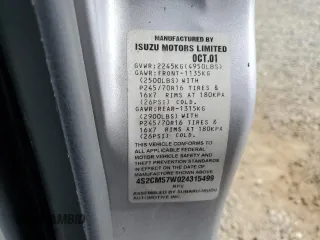 2002 Isuzu Rodeo with VIN 4S2CM57W024315499, listed as a Copart auction lot 75885194 with 183,425 mi miles and Salvage title. Bid and sale history available at DreamBid. Image 13.