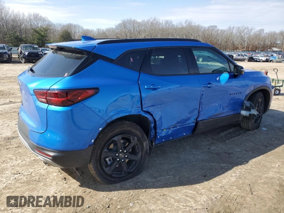 2024 Chevrolet Blazer LT с VIN 3GNKBJRS2RS211288, выставлен на аукционе Copart как лот 45415575 с пробегом 9 031 миль миль и Списание • Salvage title. История ставок и продаж доступна на DreamBid. Изображение 3.