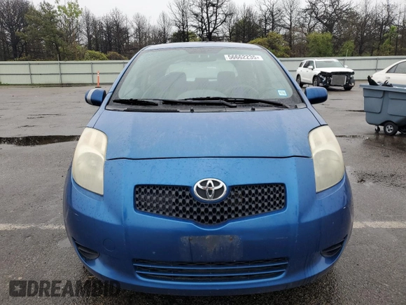 2007 Toyota Yaris with VIN JTDJT923675028938, listed as a Copart auction lot 56662235 with 213,056 mi miles and Clean Title. Bid and sale history available at DreamBid. Image 5.