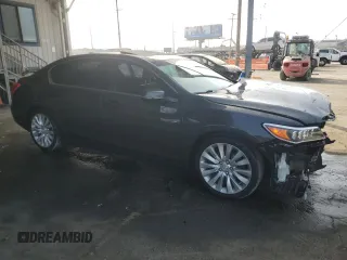 2015 Acura RLX Advance Pkg with VIN JH4KC1F97FC000997, listed as a Copart auction lot 75295404 with 67,403 mi miles and Salvage Title. Bid and sale history available at carsss.com. Image 4.