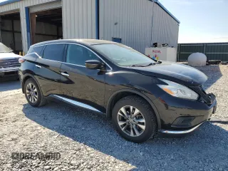 2017 Nissan Murano S with VIN 5N1AZ2MH2HN166245, listed as a Copart auction lot 47390505 with 71,371 mi miles and Salvage Title. Bid and sale history available at carsss.com. Image 4.