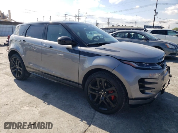 2023 Land Rover Range Rover Evoque Dynamic SE with VIN SALZL2FXXPH200712, listed as a Copart auction lot 44524795 with 20,502 mi miles and Salvage Title. Bid and sale history available at carsss.com. Image 4.
