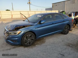 2019 Volkswagen Jetta SEL Premium with VIN 3VWG57BU2KM174450, listed as a Copart auction lot 51599865 with 45,118 mi miles and Non Repairable. Bid and sale history available at carsss.com. Image 1.