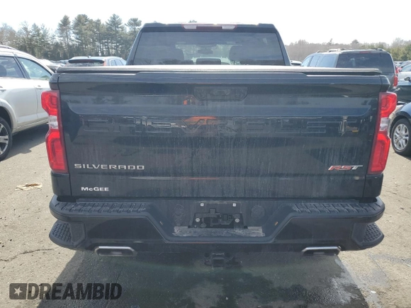 2024 Chevrolet Silverado 1500 RST with VIN 2GCUDEED4R1162519, listed as a Copart auction lot 45704185 with 46,115 mi miles and Salvage Title. Bid and sale history available at carsss.com. Image 6.
