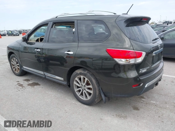 2015 Nissan Pathfinder SL z VIN 5N1AR2MM9FC708298, wystawiony jako IAAI lot #42007408 z przebiegiem 144 114 mil mil oraz . Historia ofert i sprzedaży dostępna na DreamBid. Obrazek 3.