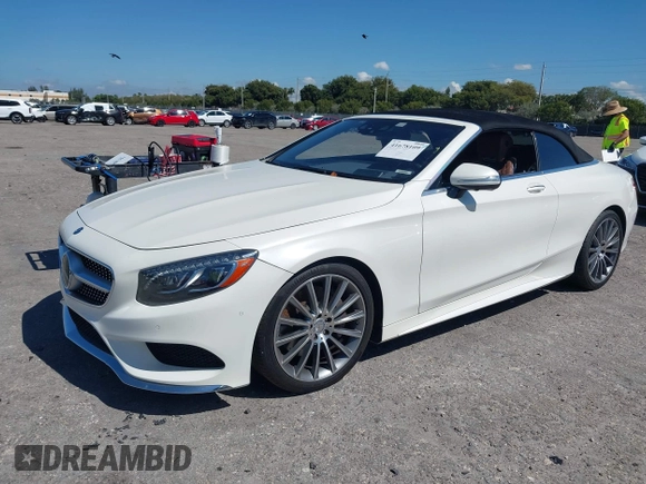 2017 Mercedes-Benz S 550 with VIN WDDXK8CBXHA017615, listed as a IAAI auction lot 41678109 with 107,618 mi miles and . Bid and sale history available at DreamBid. Image 2.