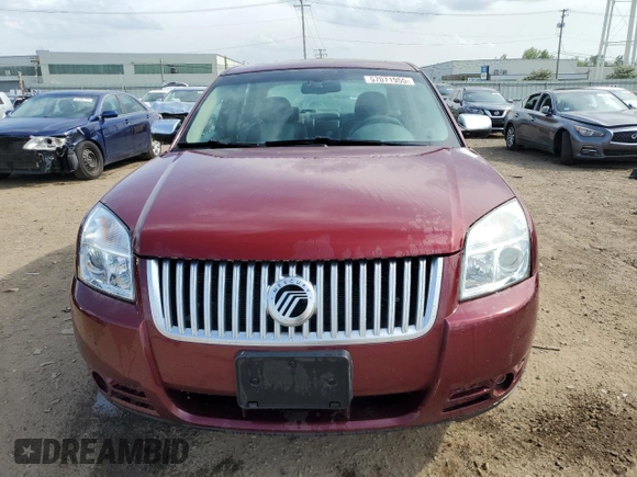 2008 Mercury Sable Premier with VIN 1MEHM42W68G612625, listed as a Copart auction lot 57071955 with Not provided miles and Salvage title. Bid and sale history available at DreamBid. Image 5.