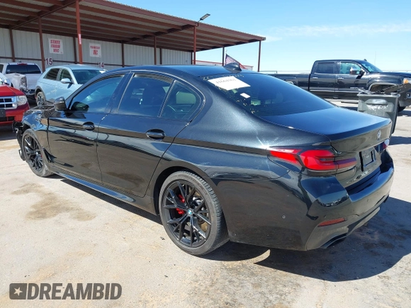 2021 BMW 5 Series 540i with VIN WBA53BJ03MWX05432, listed as a IAAI auction lot 41664361 with Not Provided miles and . Bid and sale history available at DreamBid. Image 3.