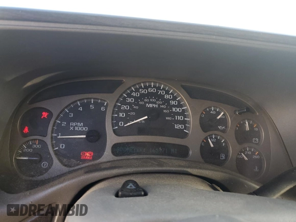 2005 GMC Sierra Denali z VIN 2GTEK63N551369622, wystawiony jako Copart lot #51992945 z przebiegiem 165 971 mil mil oraz Szkody całkowita. Historia ofert i sprzedaży dostępna na DreamBid. Obrazek 9.