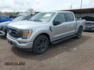 2023 Ford F-150 XL with VIN 1FTEW1C53PFC27546, listed as a IAAI auction lot 42123401 with 53,881 mi miles. Bid and sale history available at carsss.com. Image 17.