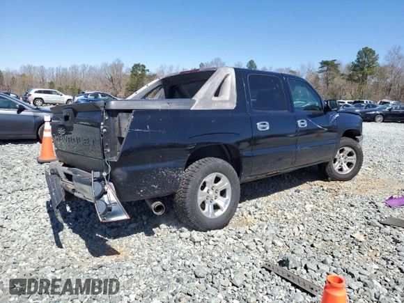 2005 Chevrolet Avalanche LS with VIN 3GNEC12Z65G128462, listed as a Copart auction lot 50082935 with 221,440 mi miles and Salvage title. Bid and sale history available at DreamBid. Image 3.