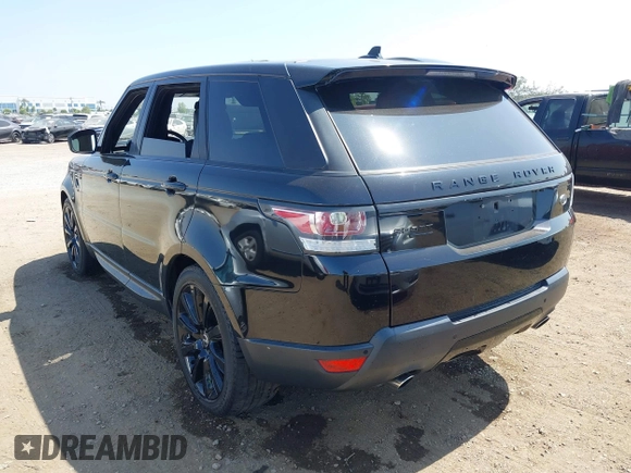 2016 Land Rover Range Rover Sport HSE with VIN SALWR2VF4GA641867, listed as a IAAI auction lot 42729150 with 127,164 mi miles and . Bid and sale history available at DreamBid. Image 3.