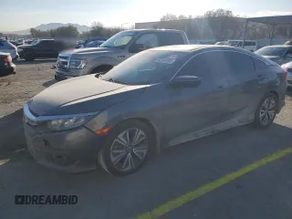 2018 Honda Civic EX-L z VIN JHMFC1F85JX018408, wystawiony jako Copart lot #42141265 z przebiegiem 85 236 mil mil oraz Szkoda całkowita • Salvage title. Historia ofert i sprzedaży dostępna na DreamBid. Obrazek 1.