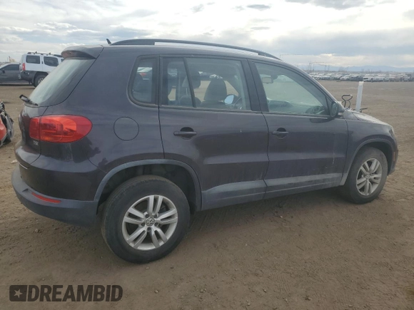 2016 Volkswagen Tiguan S z VIN WVGAV7AX6GW588063, wystawiony jako Copart lot #49254085 z przebiegiem 138 929 mil mil oraz Czysty tytuł • Clean title. Historia ofert i sprzedaży dostępna na DreamBid. Obrazek 3.