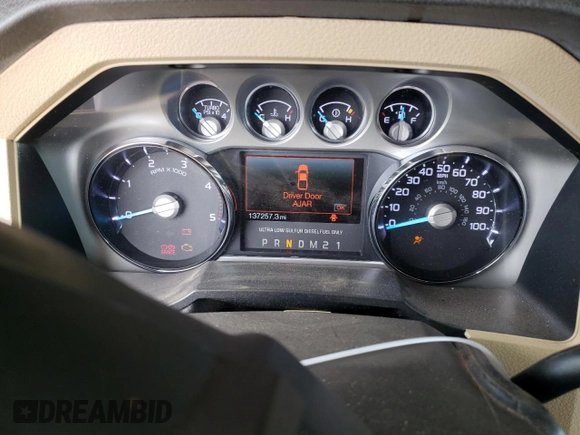 2016 Ford F-350 Platinum with VIN 1FT8W3BT1GEA56262, listed as a Copart auction lot 50536595 with 137,257 mi miles and Salvage Title. Bid and sale history available at DreamBid. Image 9.