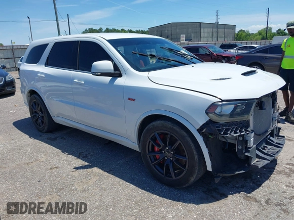 2018 Dodge Durango SRT with VIN 1C4SDJGJ4JC341550, listed as a IAAI auction lot 42147955 with 86,503 mi miles and . Bid and sale history available at DreamBid. Image 1.