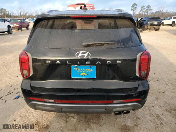 2023 Hyundai Palisade SEL with VIN KM8R44GE1PU511185, listed as a Copart auction lot 44216435 with 38,903 mi miles and Salvage Title. Bid and sale history available at carsss.com. Image 6.
