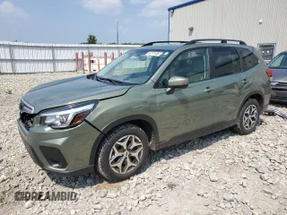 2019 Subaru Forester Premium with VIN JF2SKAGC8KH408129, listed as a Copart auction lot 64737585 with 91,321 mi miles and Salvage title. Bid and sale history available at DreamBid. Image 1.