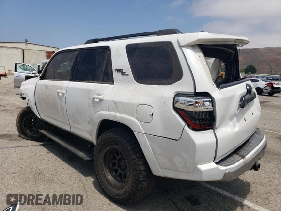 2019 Toyota 4Runner SR5 with VIN JTEBU5JR9K5695720, listed as a Copart auction lot 60170145 with Not provided miles and Salvage title. Bid and sale history available at DreamBid. Image 2.