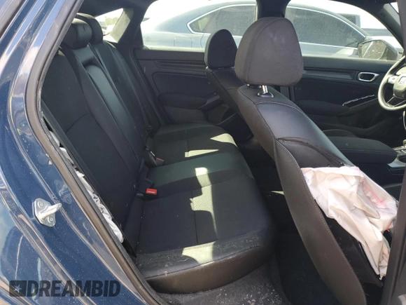 2025 Honda Civic Sport with VIN 2HGFE2F53SH533227, listed as a Copart auction lot 49708775 with 7,617 mi miles and Salvage title. Bid and sale history available at DreamBid. Image 10.