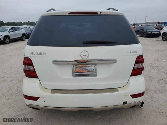 2011 Mercedes-Benz M-Class ML 350 with VIN 4JGBB8GB2BA736424, listed as a Copart auction lot 45556915 with 110,706 mi miles and Salvage Title. Bid and sale history available at carsss.com. Image 6.