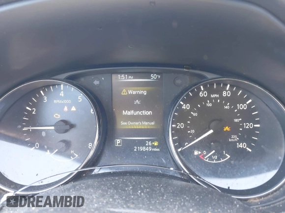 2017 Nissan Rogue SL with VIN JN8AT2MT8HW395084, listed as a IAAI auction lot 41858587 with 219,849 mi miles and . Bid and sale history available at DreamBid. Image 7.