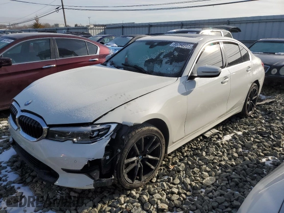 2022 BMW 3 Series 330i xDrive with VIN 3MW5R7J02N8C63913, listed as a Copart auction lot 85760924 with 0 mi miles and Salvage Title. Bid and sale history available at carsss.com. Image 1.