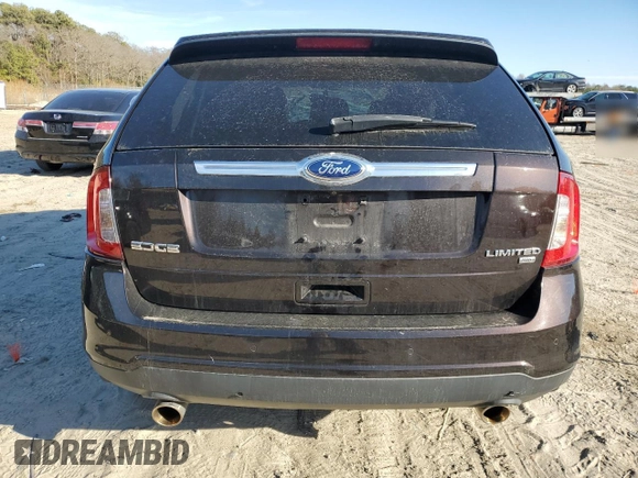 2013 Ford Edge Limited with VIN 2FMDK4KC2DBC10500, listed as a Copart auction lot 47245535 with 167,001 mi miles and Salvage Title. Bid and sale history available at carsss.com. Image 6.