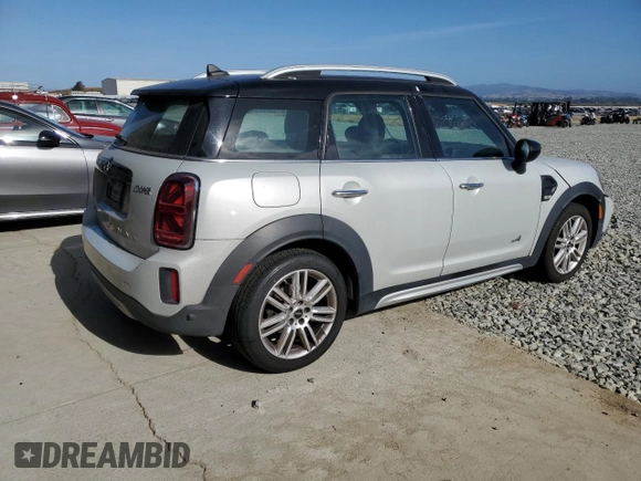 2022 MINI Countryman Oxford Edition with VIN WMZ43BR0XN3N41005, listed as a Copart auction lot 62775265 with 59,371 mi miles and Salvage title. Bid and sale history available at DreamBid. Image 3.