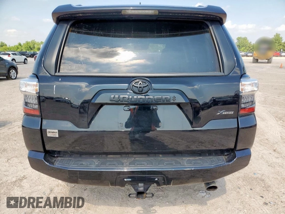 2023 Toyota 4Runner SR5 with VIN JTEEU5JR6P5280360, listed as a Copart auction lot 57840145 with 40,435 mi miles and Salvage title. Bid and sale history available at DreamBid. Image 6.